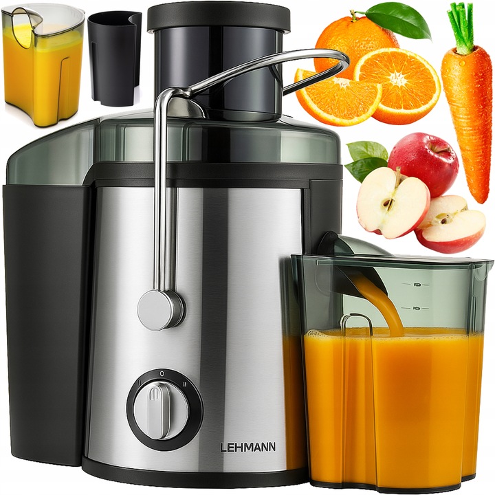 SOKOWIRÓWKA DO OWOCÓW I WARZYW WYCISKARKA WYSOKOOBROTOWA LEHMANN DUŻY