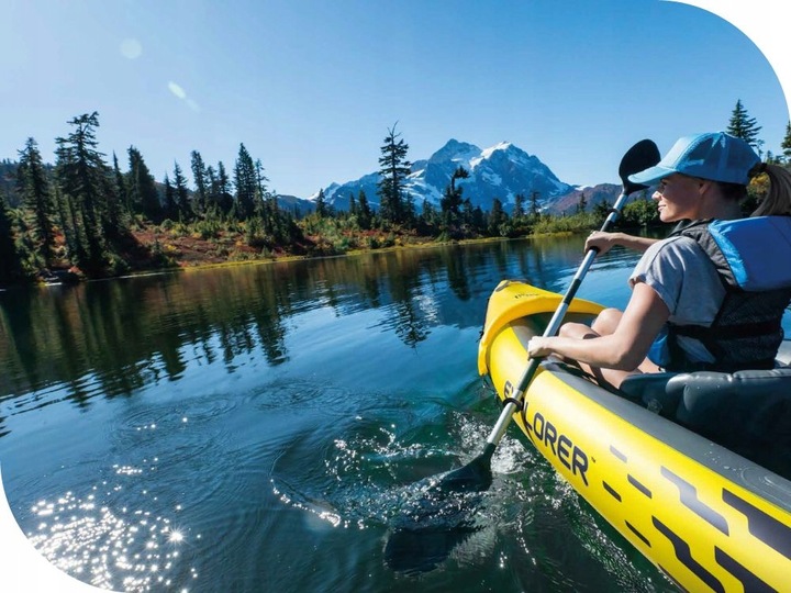 Kajak 2os. Explorer K2 Intex 68307 Pompka Wiosla MODEL 2024