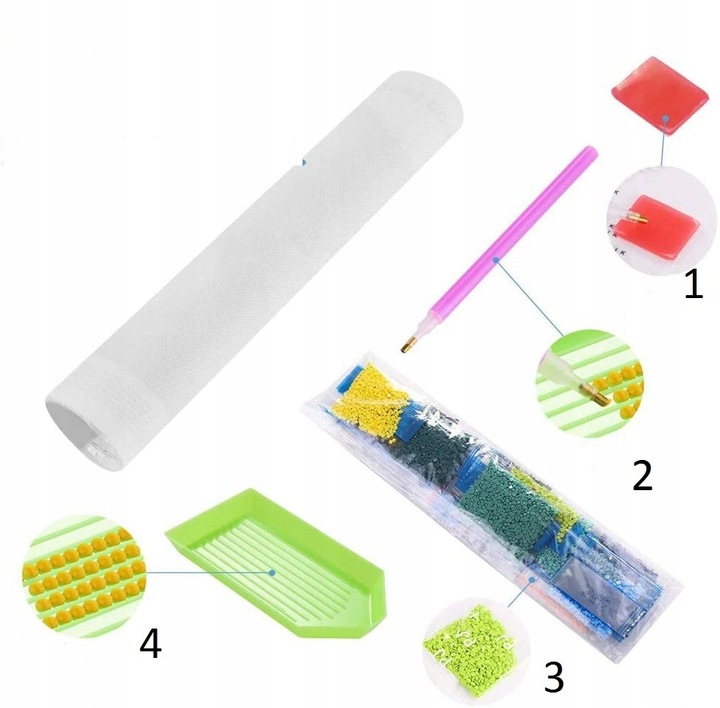 HAFT DIAMENTOWY MOZAIKA OSTATNIA WIECZERZA B.DUŻY