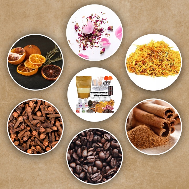 ZESTAW DO ROBIENIA ŚWIEC WYROBU ŚWIECZEK WOSK SOJOWY NA PREZENT DUŻY