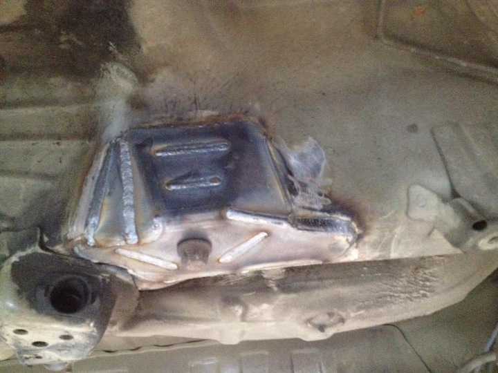 Wzmocnienie podłogi wózka BMW E46 DRIFT KJS M3