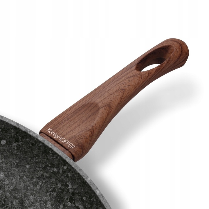 Głęboka PATELNIA INDUKCJA wysoka patelnia GRANITOWA 28cm Venga Konighoffer