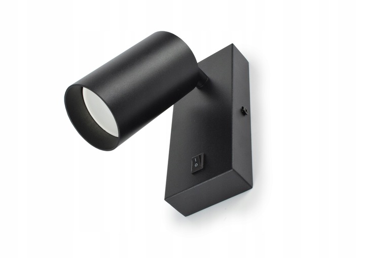 Lampa Ścienna Kinkiet z Włącznikiem Tuba Metal SPOT LED GU10