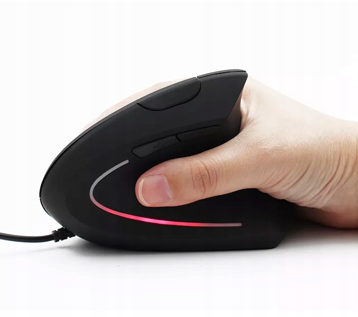 MYSZKA Pionowa Wertykalna MYSZ Ergonomiczna Przewodowa USB Cicha Zenwire
