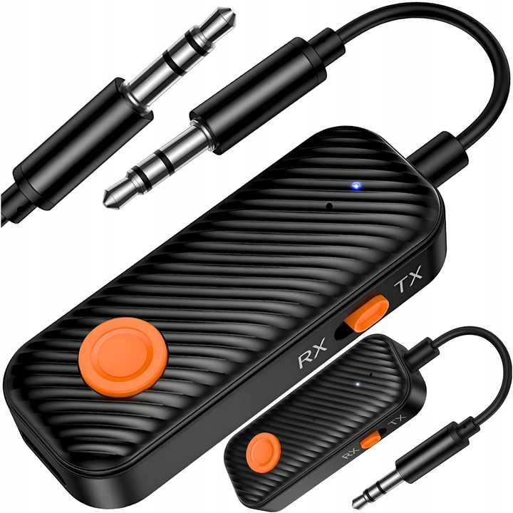 TRANSMITER ODBIORNIK NADAJNIK 2W1 BLUETOOTH 5.4 RX TX AUDIO AUX JACK