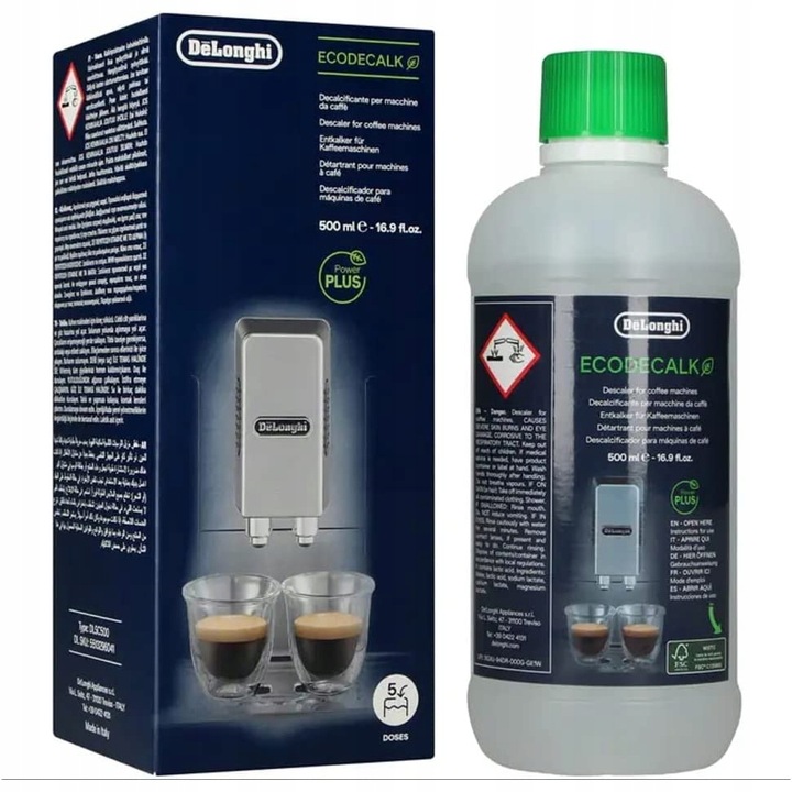 Oryginalny odkamieniacz Delonghi do ekspresu Delonghi EcoDecalk 500 ml