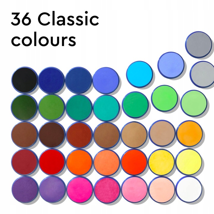 Farba do twarzy 18 ml biała Snazaroo 1118000