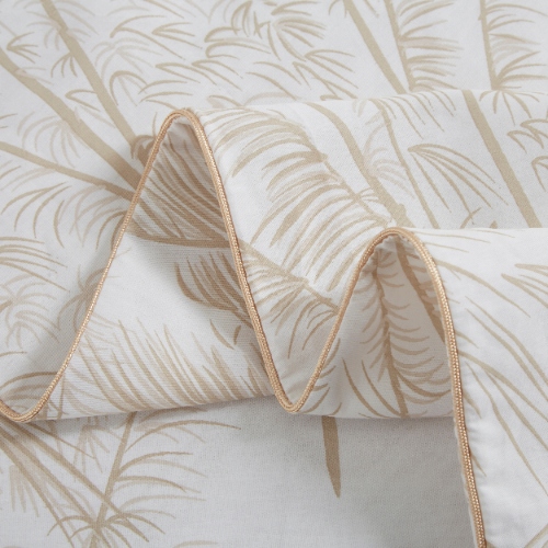 JASNA POŚCIEL 220x200cm + 2 POSZEWKI ELEGANCKA Z LAMÓWKĄ 100% BAWEŁNA