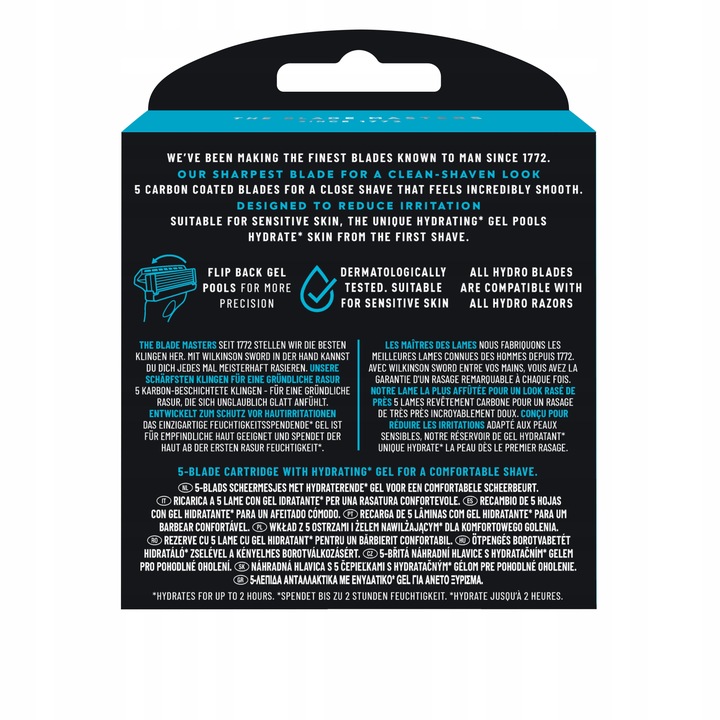 Wilkinson Hydro 5 Regular do golenia 12 wkładów