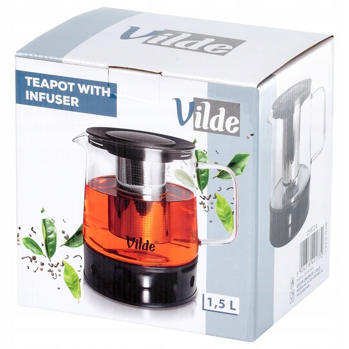 Zaparzacz DZBANEK Z ZAPARZACZEM sitkiem imbryk do parzenia z