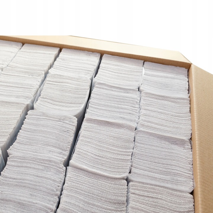 Ręczniki papierowe ZZ Białe do Podajnika Makulatura 4000 sztuk