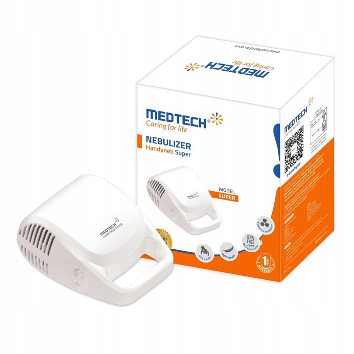 INHALATOR TŁOKOWY DLA DZIECI DOROSŁYCH NEBULIZATOR INHALACJA MASKA CICHY