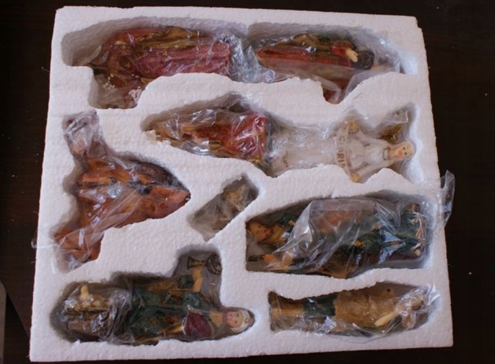 FIGURY DO SZOPKI BOŻONARODZENIOWEJ 21 CM 11 ELEMENTÓW