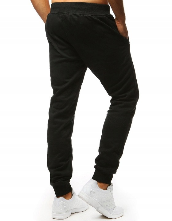 SPODNIE DRESOWE JOGGERY CZARNE ux1293 - XL