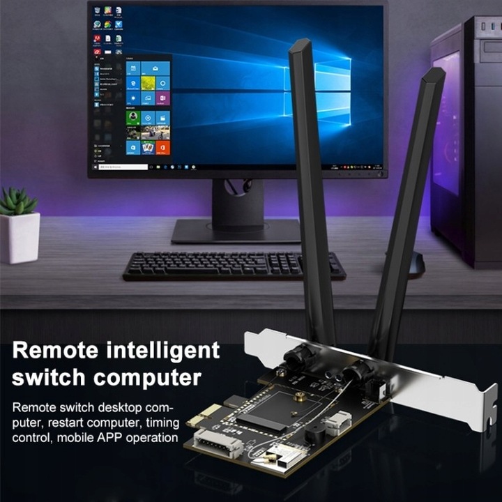 Karta PCI-E Do Zdalnego Sterowania Komputerem Network Card Edup EP-9713