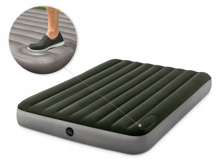 MATERAC DMUCHANY WELUROWY Z POMPKĄ INTEX 64763