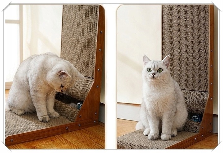 Drapak Narożny Dla Kota Kotów Zabawka z Piłką