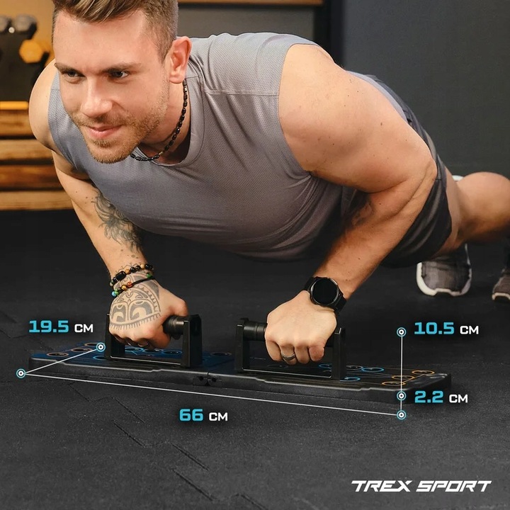 Uchwyty deska wielofunkcyjna do pompek ćwiczeń push up pompki Trex