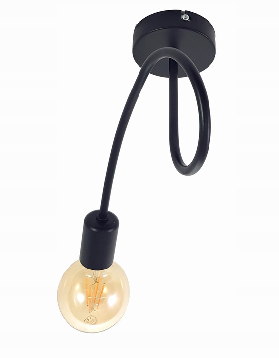 Kinkiet ścienny kręcony drut LOFT EDISON 1x E27