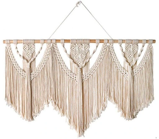 Makrama na Ścianę Boho Łapacz Snów Ozdoba Ścienna