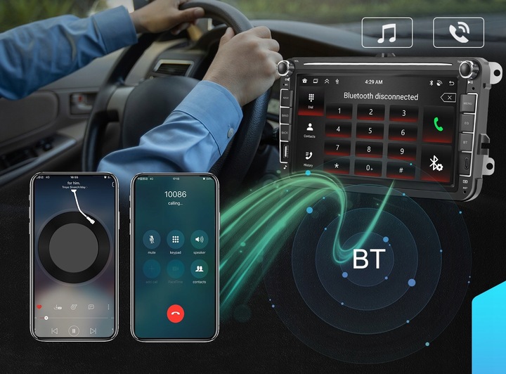 RADIO do VOLKSWAGEN SEAT SKODA VW PASSAT B6 B7 GOLF 5 V 6 WIFI ANDROID