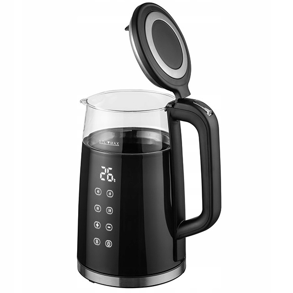CZAJNIK ELEKTRYCZNY BEZPRZEWODOWY 1,7l 2200W SZKLANY REGULACJA