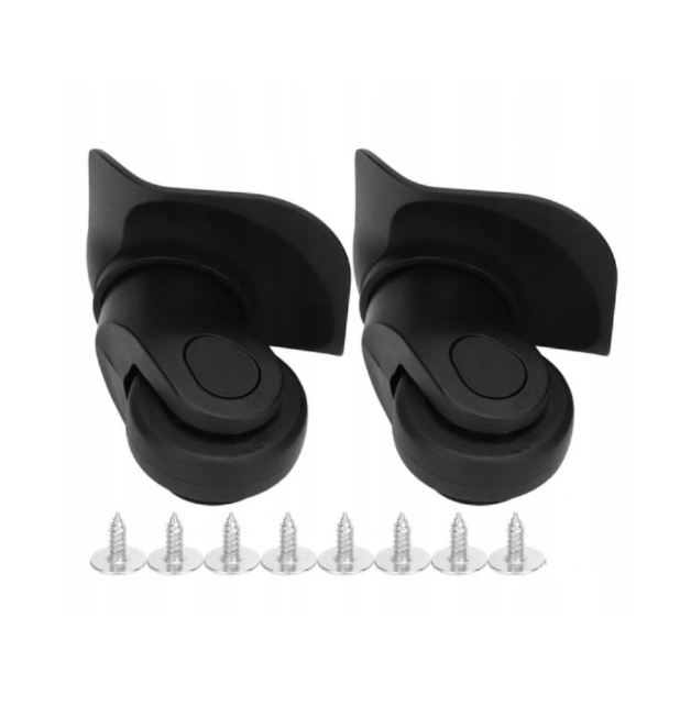 2 SZT CZARNE KÓŁKO DO WALIZKI CZĘŚCI WALIZEK TORBY