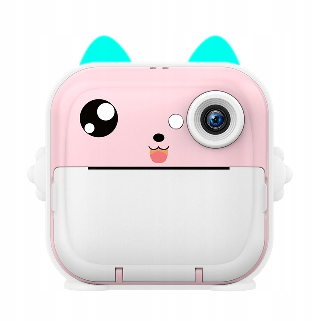 DRUKUŚ DRUKARKA APARAT NATYCHMIASTOWY FOTOGRAFICZNY MINI TERMICZNA RÓŻOWY