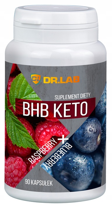 SPROSZKOWANE OWOCE MALINY I BORÓWKI AMERYKAŃSKIEJ BHB KETO 90 KAPS KETONY