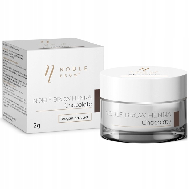 Henna pudrowa do brwi Noble Brow - Black