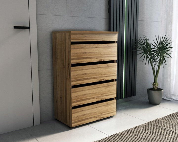 KOMODA Szafka na buty półka 60 dąb wotan 60cm mat