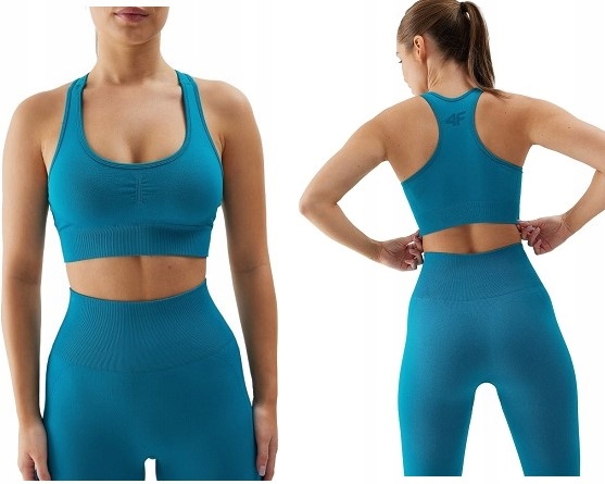 4F Biustonosz Sportowy TRENINGOWY Oddychający Stanik USBAF116 > M/L