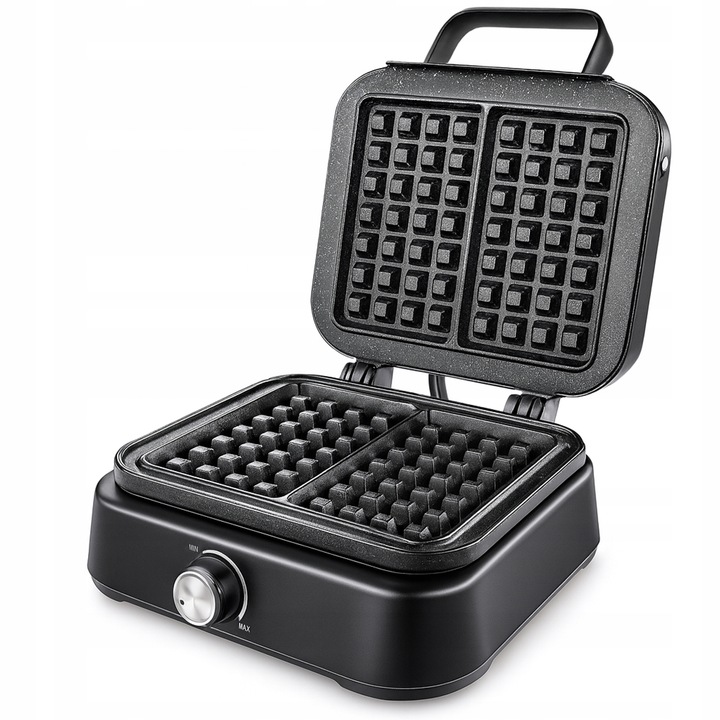 Gofrownica Primaveo 2500W Regulacja Temperatury 2 Duże Chrupiące Gofry