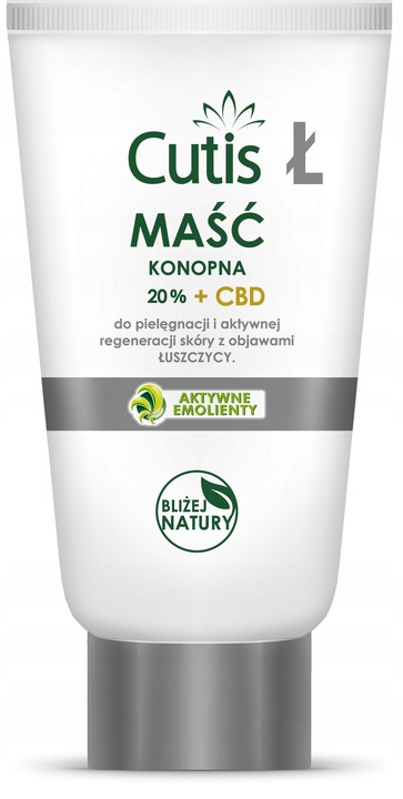 CUTIS Ł - ŁUSZCZYCA maść konopna 20% 120 ml