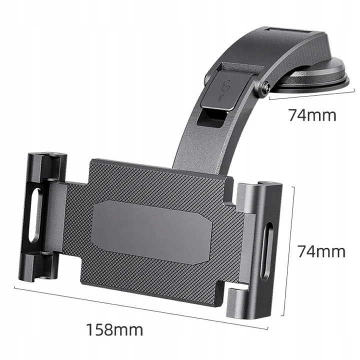 Uchwyt na telefon do samochodu, do tabletu, na szybę kokpit deskę mocny