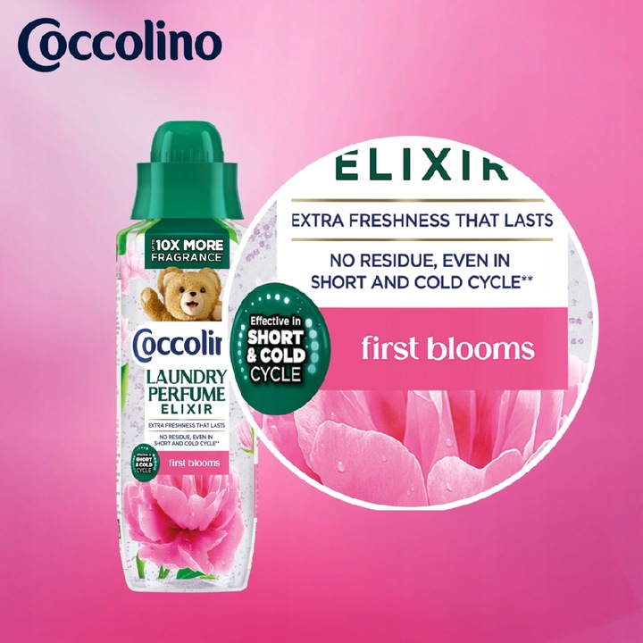 ŻELOWE PERFUMY DO PRANIA COCCOLINO PERFUME ELIXIR FIRST BLOOMS 460 ML