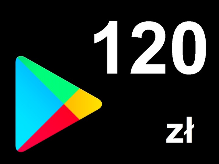 Karta Google Play 120zł Kod Prepaid Klucz Android