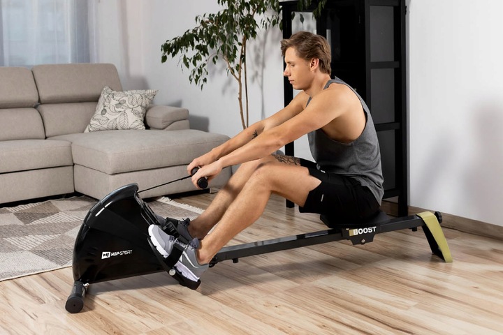 Wioślarz magnetyczny treningowy ergometr wioślarski składany stacjonarny