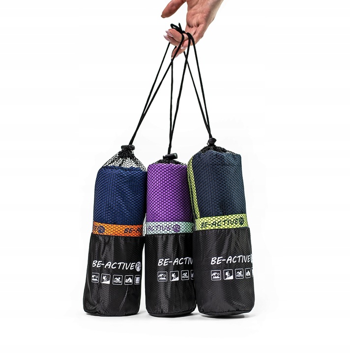 RĘCZNIK SZYBKOSCHNĄCY Z MIKROFIBRY NA BASEN WYJAZD SPORTOWY PLAŻOWY 130x80