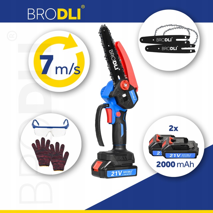 PIŁA ŁAŃCUCHOWA AKUMULATOROWA PILARKA GAŁĘZIÓWKA OLEJOWANIE AUTO