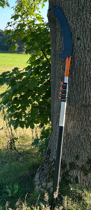 Piła do Gałęzi Drzew Teleskopowa 5,5mb Ręczna Stalowe Ostrze +