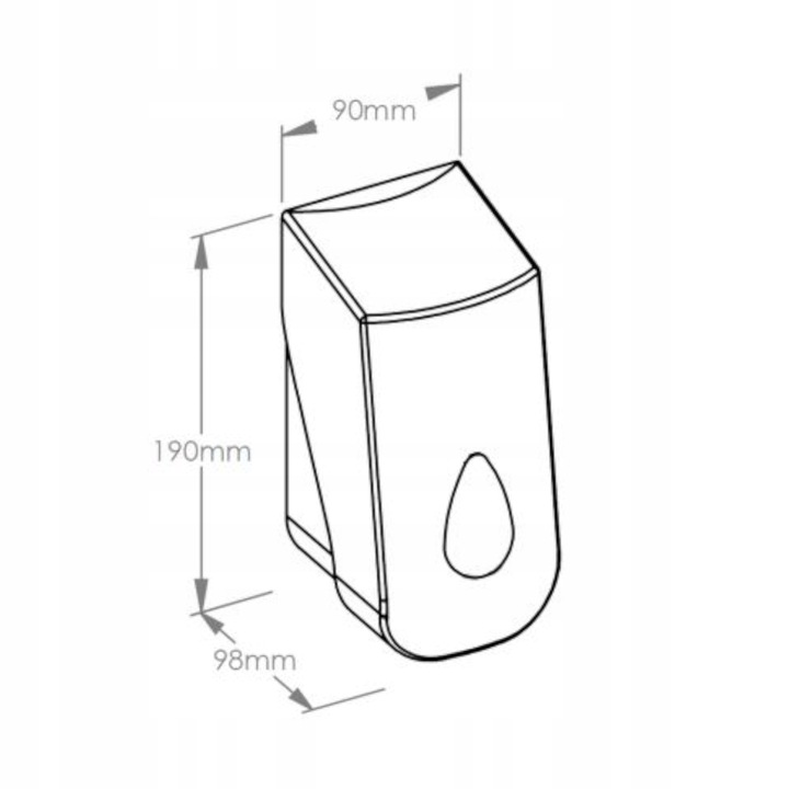 MERIDA DOZOWNIK DO MYDŁA W PŁYNIE 400 ML, DTS102