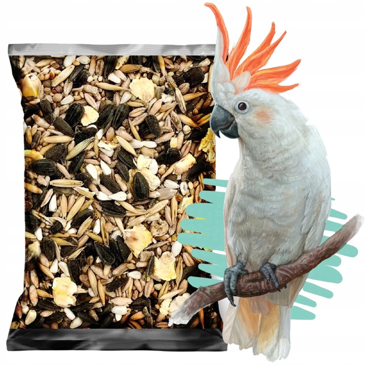MIX DLA PAPUG FALISTYCH i ŚREDNICH Karma 20kg Nimfa Rozella STANDARD