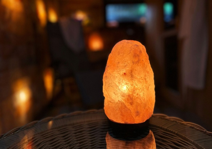 LAMPA SOLNA sól Himalajska 3-5 KG JONIZATOR Lampka Naturalna bryła z