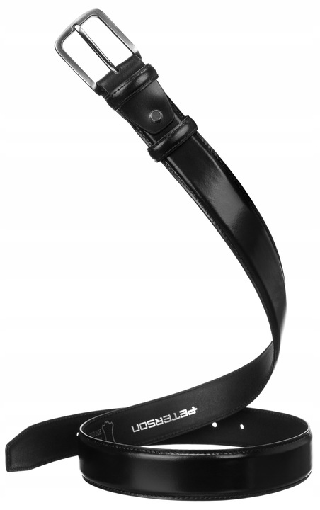 PETERSON pasek męski klasyczny do spodni skórzany