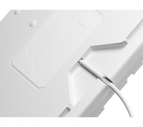 Klawiatura mechaniczna Genesis Thor 303 RGB Outemu Peach Silent Biała