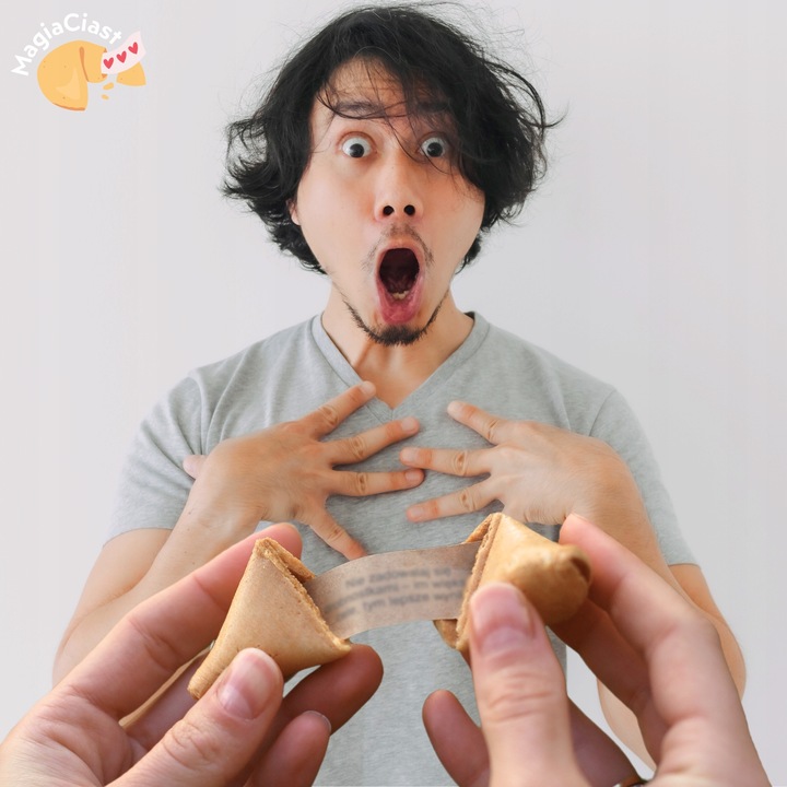 Ciasteczka z Wróżbą Dziękuję Chińskie Ciastko Szczęścia dla Gości 50 szt