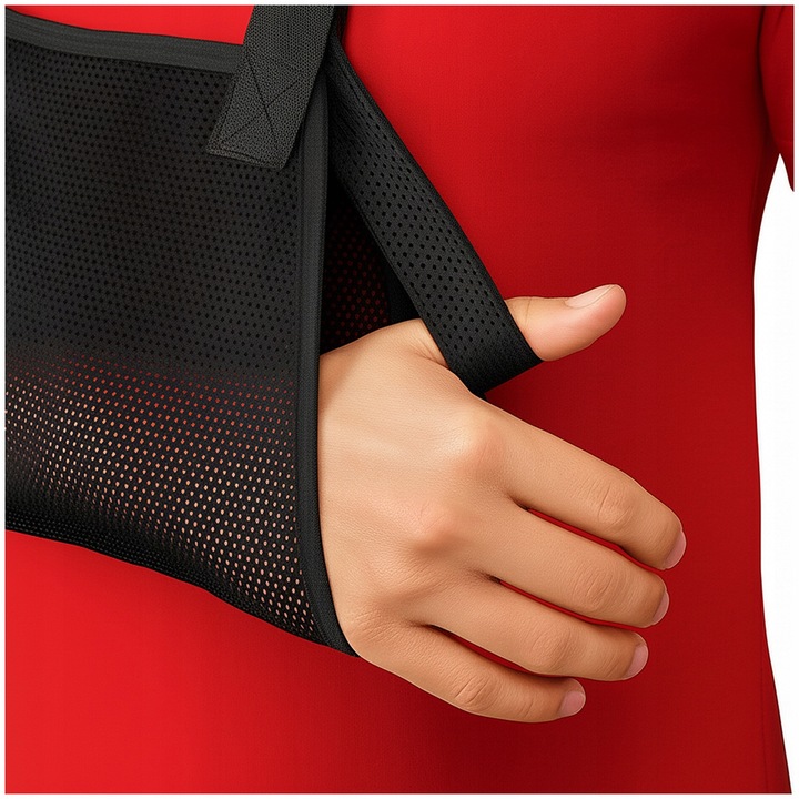 Temblak siatkowy na rękę L MEK 5002 przewiewny temblak na bark ortopedyczny