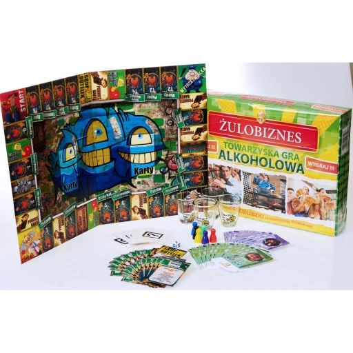 GRA PLANSZOWA ŻULOBIZNES Z KIELISZKAMI TOWARZYSKA