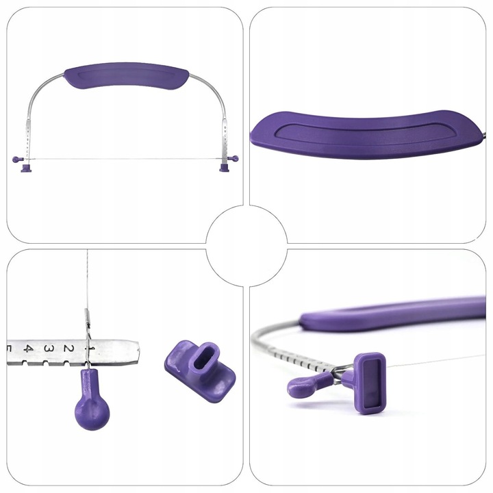 Nóż strunowy do ciasta nóż do biszkoptu krajacz cukierniczy regulacja